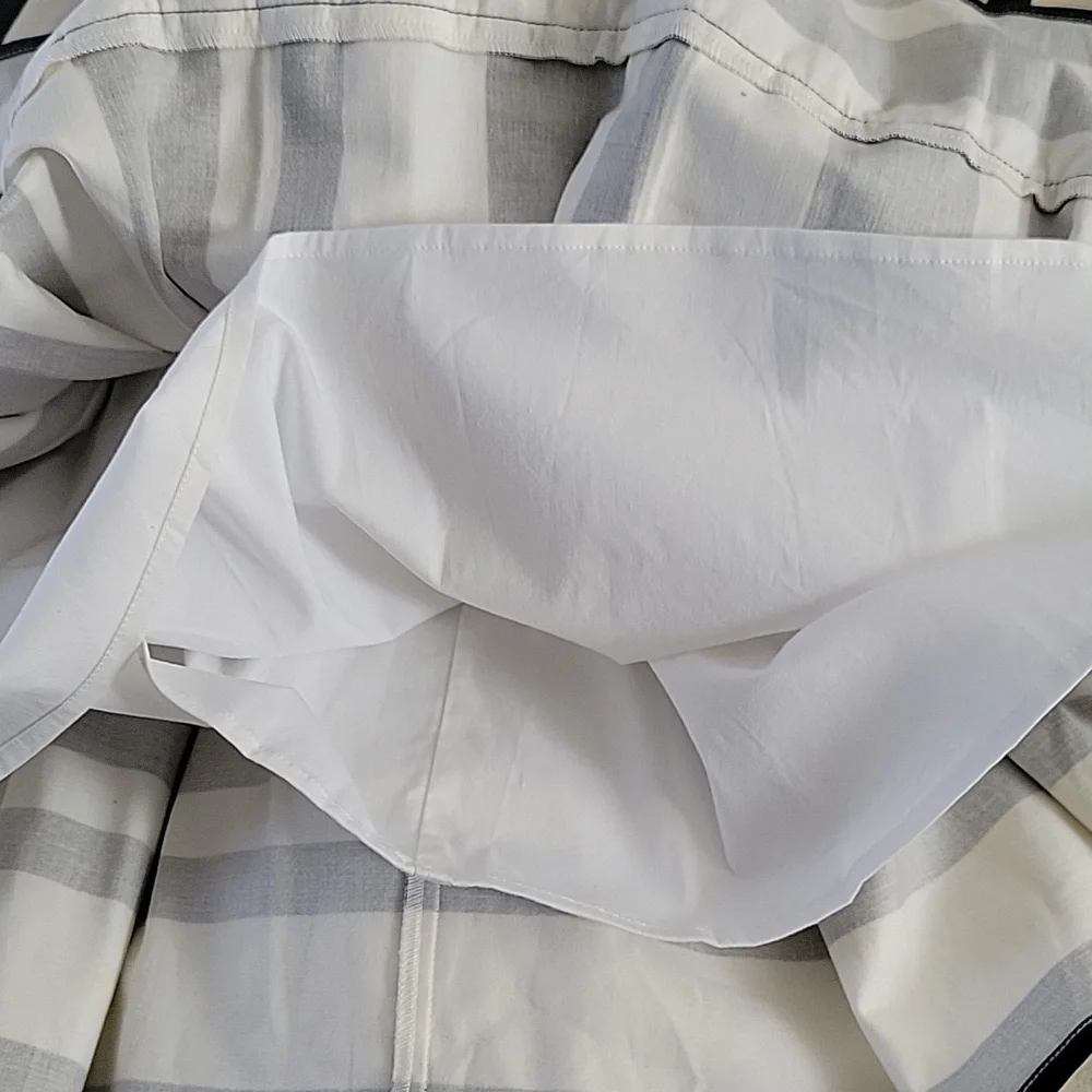 Modcloth black and white stripe Sleeveless fit and flair dress sz 4x Daisy - Picture 4 of 7